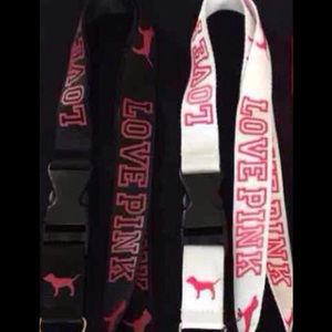 love pink lanyards