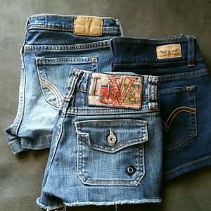 💥SALE💥3 pairs of cute shorty shorts 💕