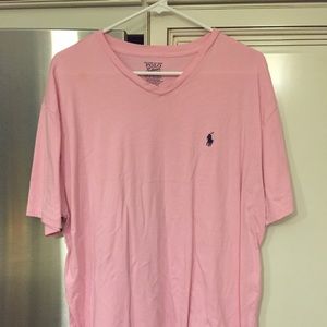 Pink polo tee