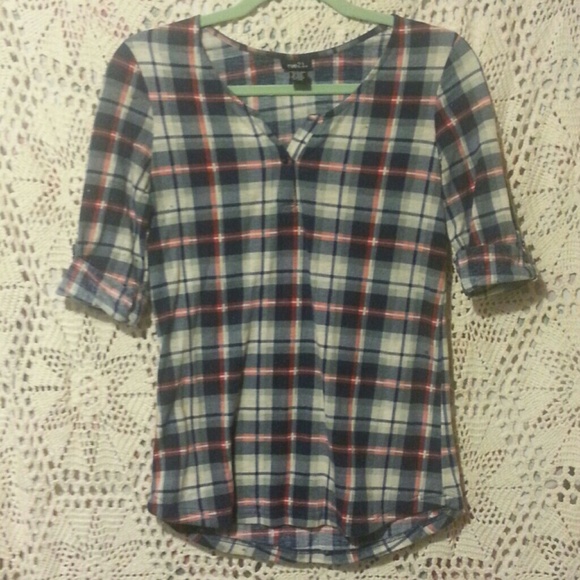 Plaid Top