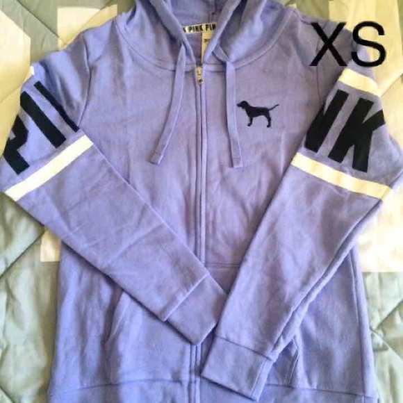 NWOT VS PINK FULL ZIP SWEATER