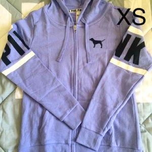 NWOT VS PINK FULL ZIP SWEATER