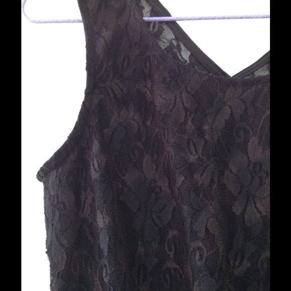 PRICE FIRM Open back peplum lace top - Picture 3 of 3