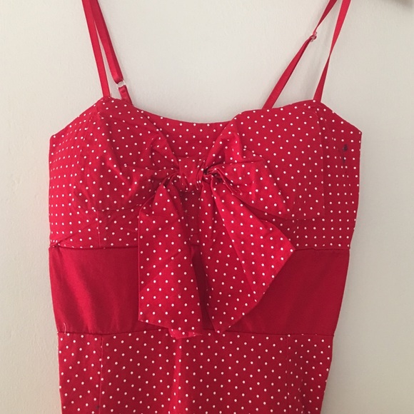 Polka Dot Red Dress