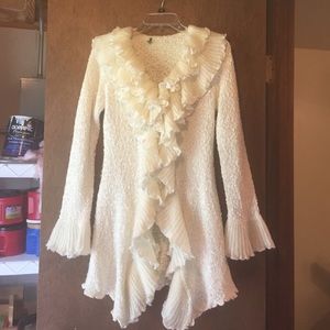 Beautiful cream Dress Sweater!