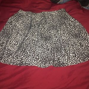 Animal print skirt