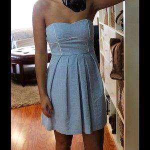 Strapless retro dress