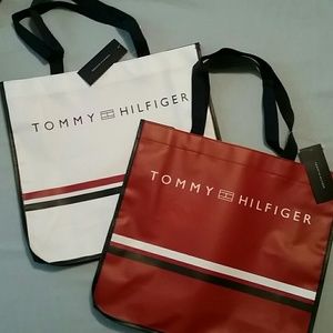 Two Sided Red White and Blue Tommy Hilfiger Totes