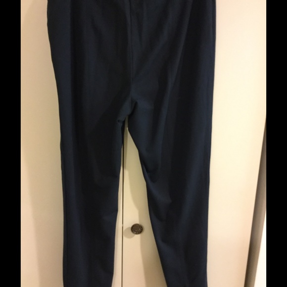 Deep Blue Ponte Slim Leg pants