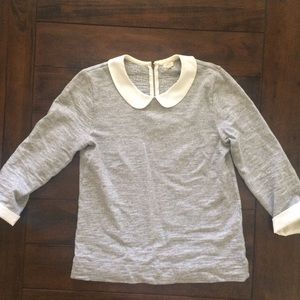 J. Crew Peter Pan collar sweatshirt