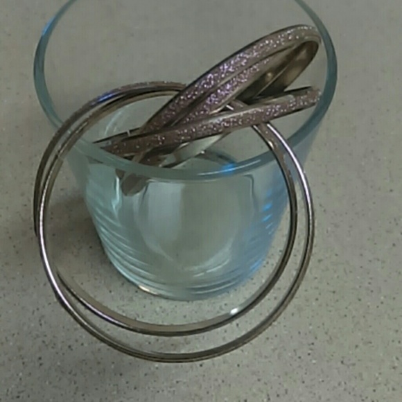 EXPRESS ROSEGOLD BANGLE BRACELETS - Picture 2 of 2