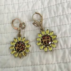 Betsey Johnson Sunflower Earrings
