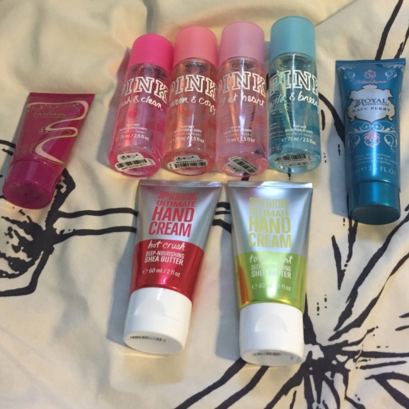 Pink body mist