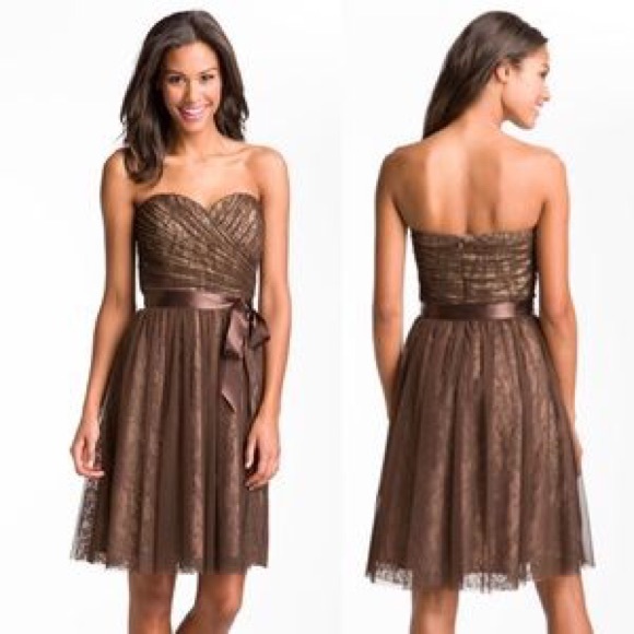 Max & Cleo strapless dress