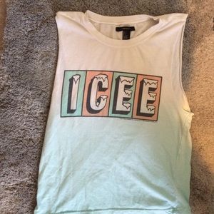 ICEE muscle tee forever 21 SMALL