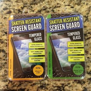 Shatter resistant tempered glass screen protector
