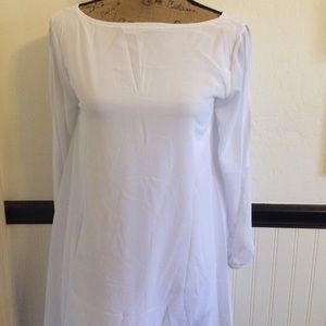 white sheer summer dress