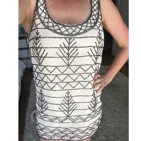 Top shop sequin tunic.
