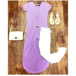 HIGH LOW TSHIRT DRESS