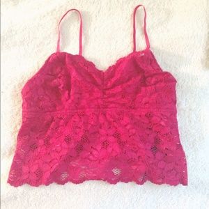Floral Lace Crop Top