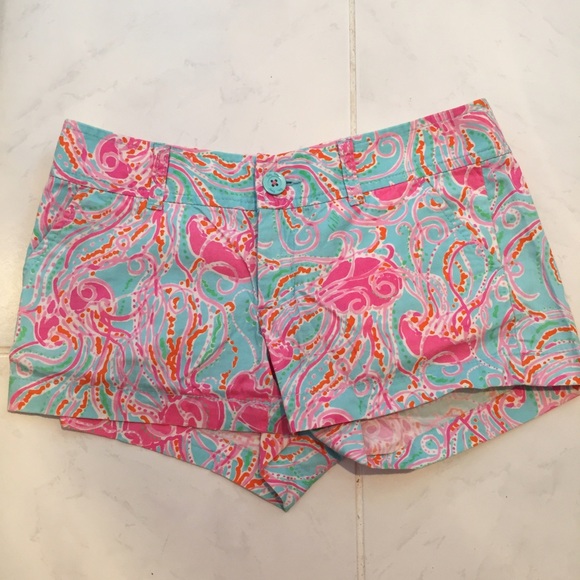 Lilly Pulitzer Jellyfish Pattern Shorts
