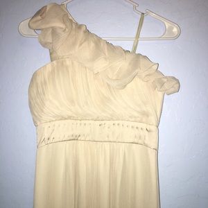 Max & Cleo one shoulder long dress