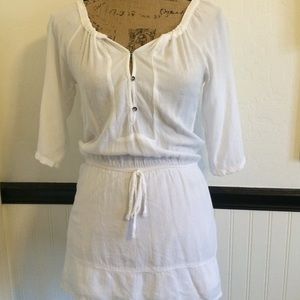 white summer dress