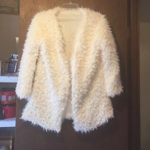Fuzzy cardigan