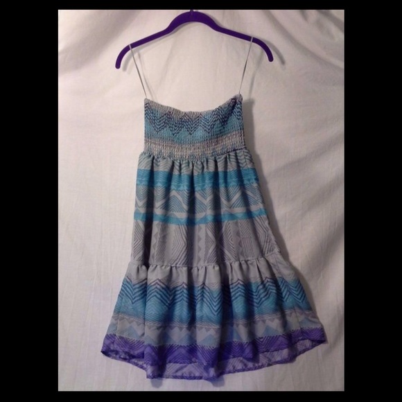 American eagle strapless dress