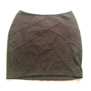 Gray Mini Skirt