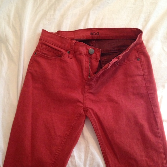 BDG red jeans