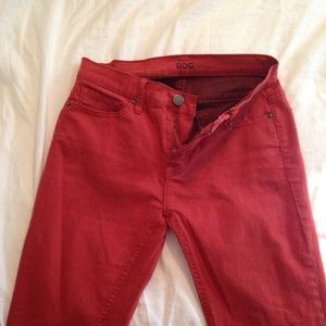 BDG red jeans