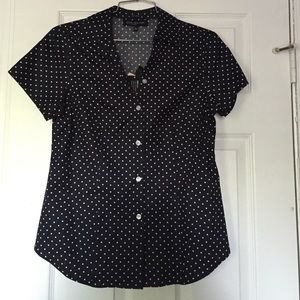 Polka dot dress shirt