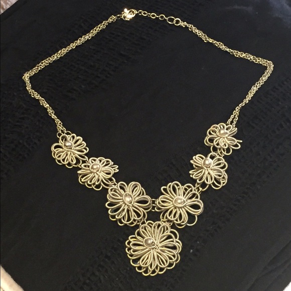 Silver statement necklace - Picture 1 of 2