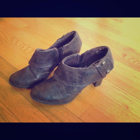 Heeled booties, worn only once, super cute!