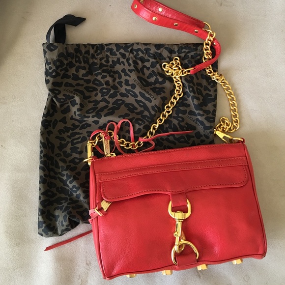 Rebecca Minkoff Red Mini M.A.C. Crossbody