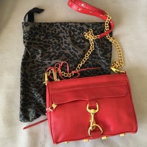 Rebecca Minkoff Red Mini M.A.C. Crossbody