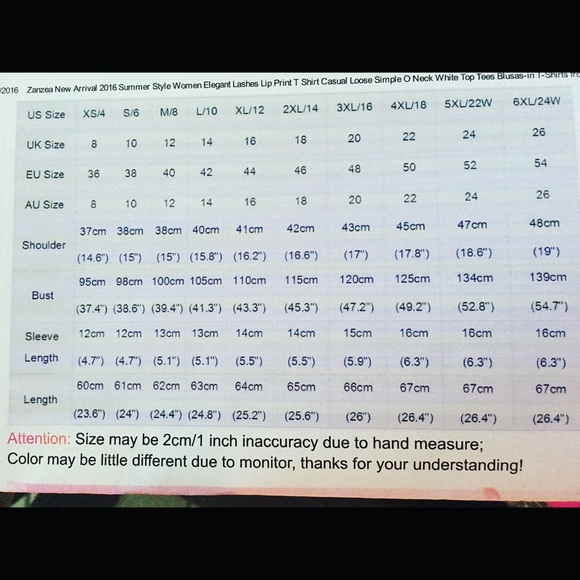 Eyelash and lips tee's in white - Picture 4 of 4