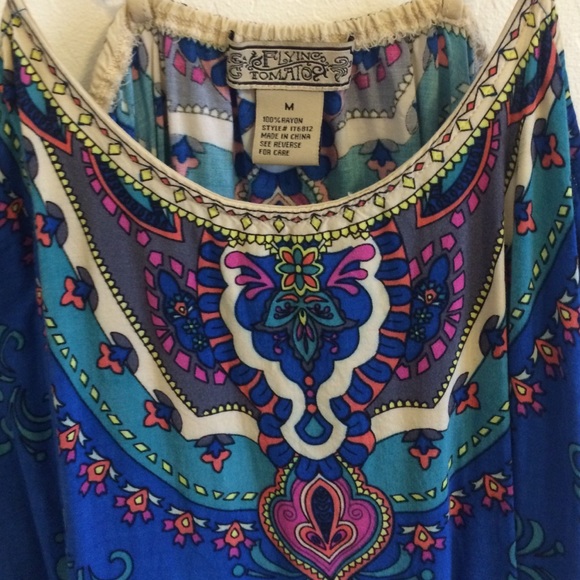 patterned tank top - Picture 2 of 2