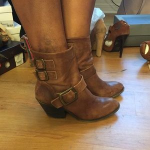 Lucky Brand Leather Ankle Boot
