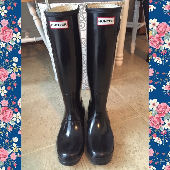 Hunter Tall Gloss Rain Boots