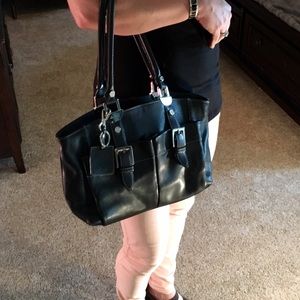 Tignanello black handbag