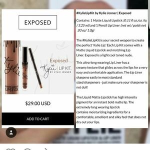 **RESERVE** Kylie lipkit "Exposed"