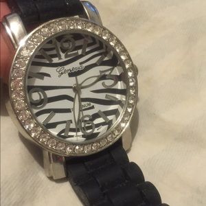 Zebra print watch