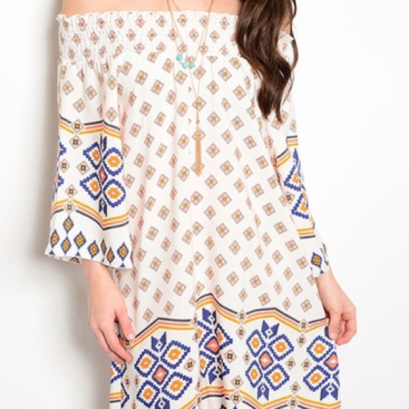 LAST 1!!! FLASH SALE! PRICE FIRM! Ivory Boho Dress - Picture 2 of 4