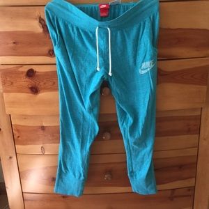Blue Nike sweatpants