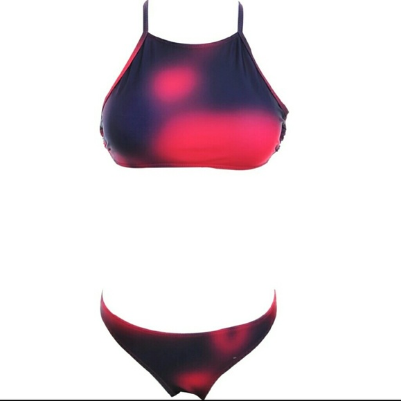 DARK PINK AND PURPLE BIKINI - Picture 3 of 4