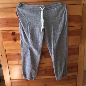 Grey sweatpants