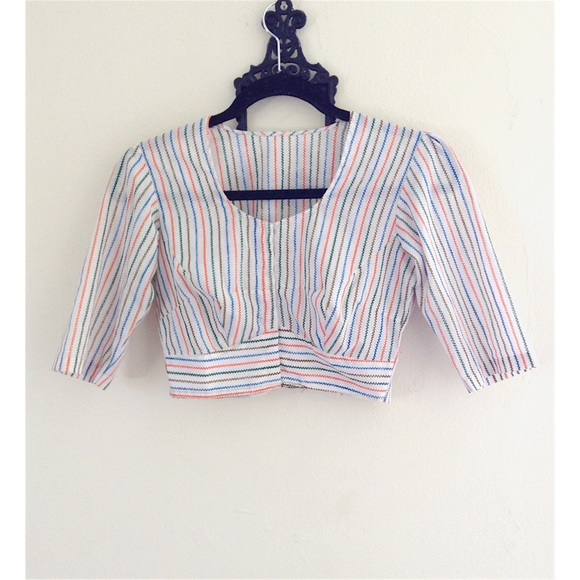Vintage Tops - Vintage 1970s Crop Top