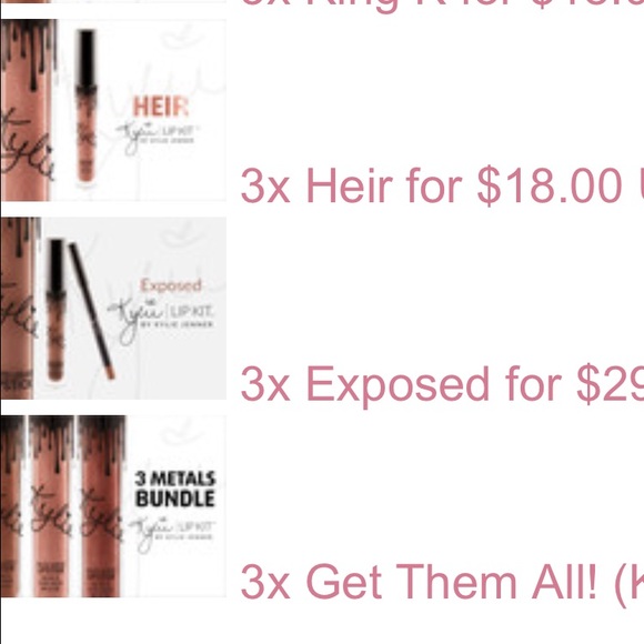 ON HAND! exposed Kylie lip kit 💕 - Picture 2 of 2